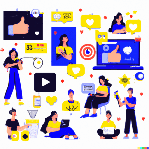 Digital marketing blog art content