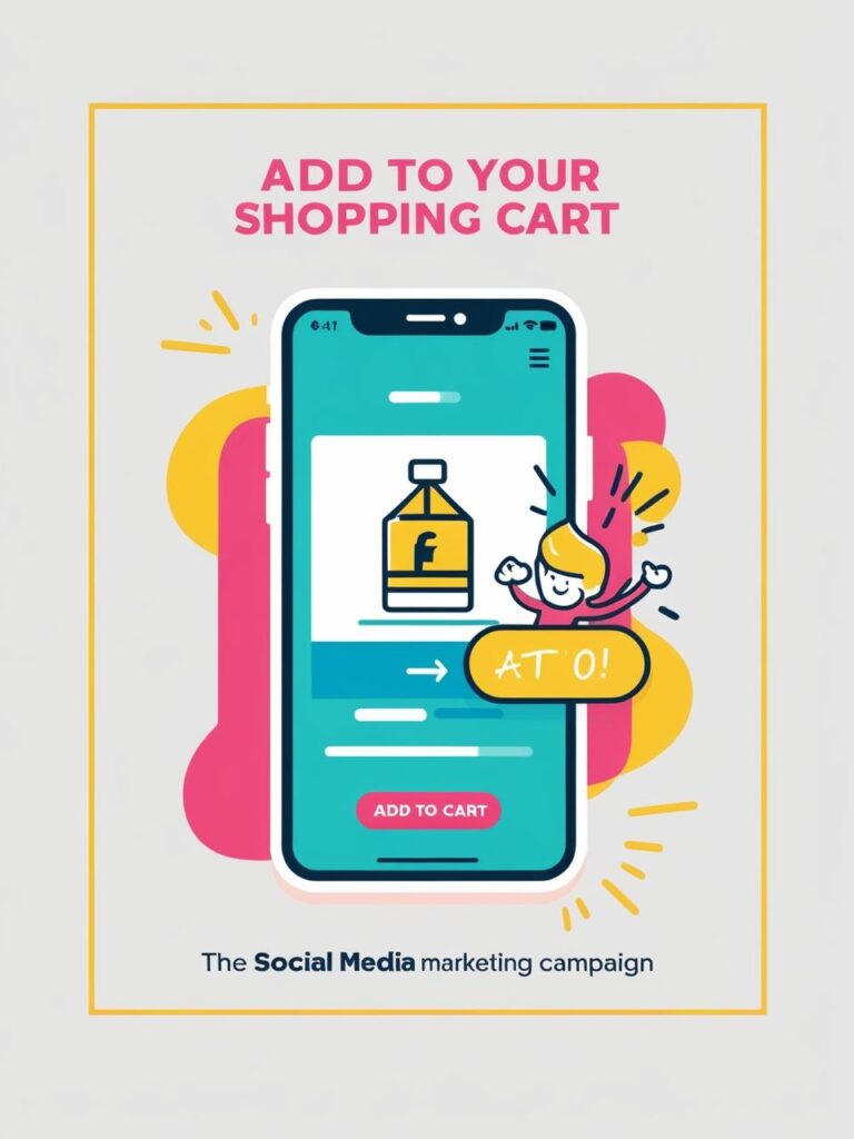 add to card through a social media